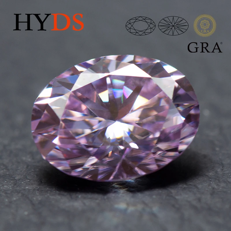 Moissanite Stone Oval Cut Light Purple Color VVS1 Gemstone Charms Beads for DIY Jewelry Making Materials with GRA Certificate
Moissanite Stone Oval Cut Light Purple Color VVS1 Gemstone Charms Beads for DIY Jewelry Making Materials with GRA Certificate
