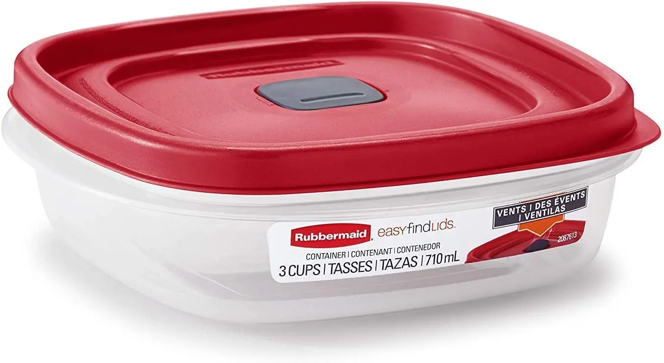 3-Cup Food Storage Containers with Vented Lids for Splatter-Free Microwaving, Set of 4
3-Cup Food Storage Containers with Vented Lids for Splatter-Free Microwaving, Set of 4
