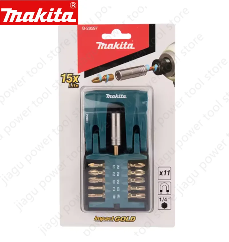 Набор металлических отверточных насадок Impact для Makita B-28597, 11 предметов, универсальные насадки для дрелей
Набор металлических отверточных насадок Impact для Makita B-28597, 11 предметов, универсальные насадки для дрелей