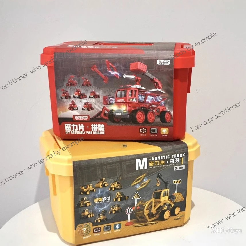 Egg Baole Magnetic Sheet Assembly Sliding Engineering Fire Truck Creative Mosaic 20-in-1 Educational Toy Gift Set
Egg Baole Magnetic Sheet Assembly Sliding Engineering Fire Truck Creative Mosaic 20-in-1 Educational Toy Gift Set