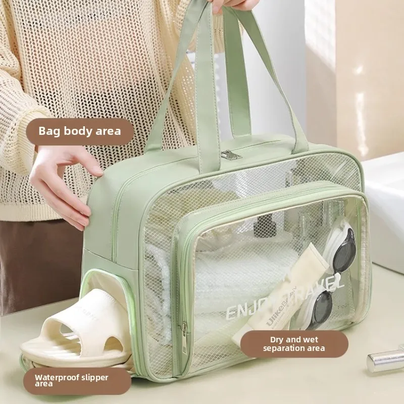 Мужская сумка для душа с отделением для сухого и влажного воздуха, фитнес-плавание, большая вместимость, новая ручная сумка для хранения туалетных принадлежностей
Мужская сумка для душа с отделением для сухого и влажного воздуха, фитнес-плавание, большая вместимость, новая ручная сумка для хранения туалетных принадлежностей