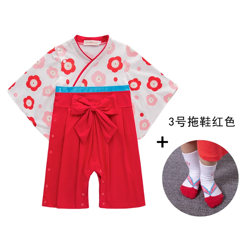 Baby Girls Long Sleeve Kimono Romper Cartoon Bowknot Infant Jumpsuit Red Japanese Style Clothes Newborn Sleepwear Outfit Socks
Baby Girls Long Sleeve Kimono Romper Cartoon Bowknot Infant Jumpsuit Red Japanese Style Clothes Newborn Sleepwear Outfit Socks
