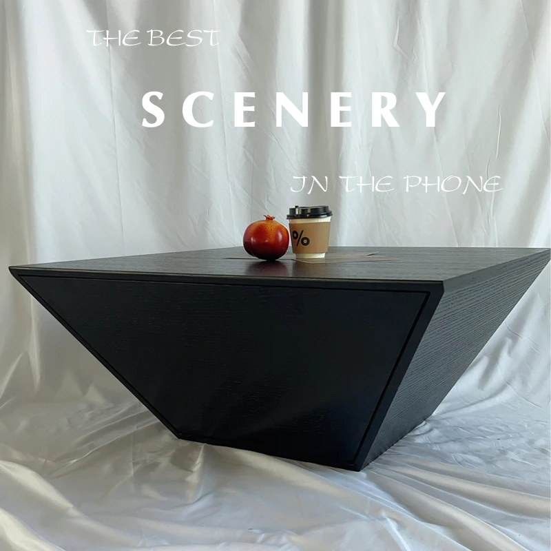 Nordic coffee table creative shape special-shaped modern simple black oak pattern living room furniture personalized square tea
Nordic coffee table creative shape special-shaped modern simple black oak pattern living room furniture personalized square tea