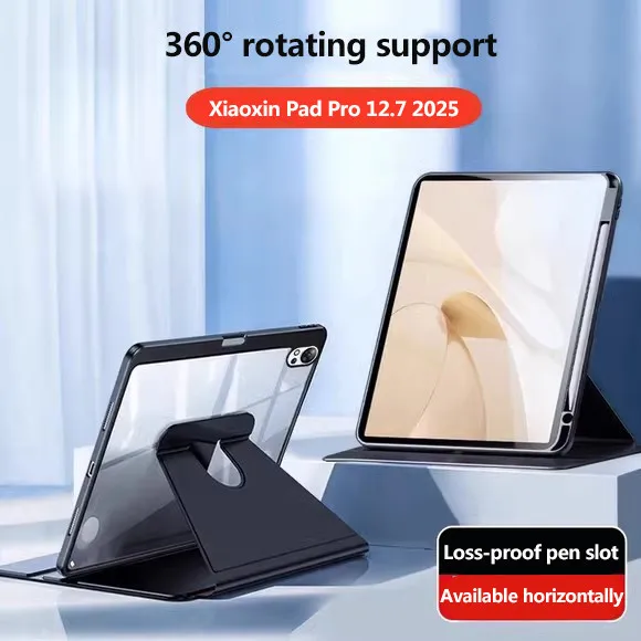 Вращающийся кожаный флип-чехол для Lenovo Idea Tab Pro 12,7 дюйма 2025 Pad Pro 12,7 2nd 2025 Pad 11 M11 K11 B11 с гнездом для ручки
Вращающийся кожаный флип-чехол для Lenovo Idea Tab Pro 12,7 дюйма 2025 Pad Pro 12,7 2nd 2025 Pad 11 M11 K11 B11 с гнездом для ручки