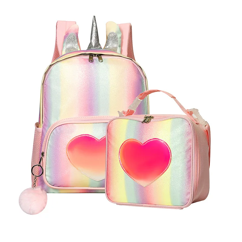 New Pattern Cartoon Unicorn School Bags Backpack Suit for Student Girl High-capacity Cartoon Princess Backpack Children Bag
New Pattern Cartoon Unicorn School Bags Backpack Suit for Student Girl High-capacity Cartoon Princess Backpack Children Bag