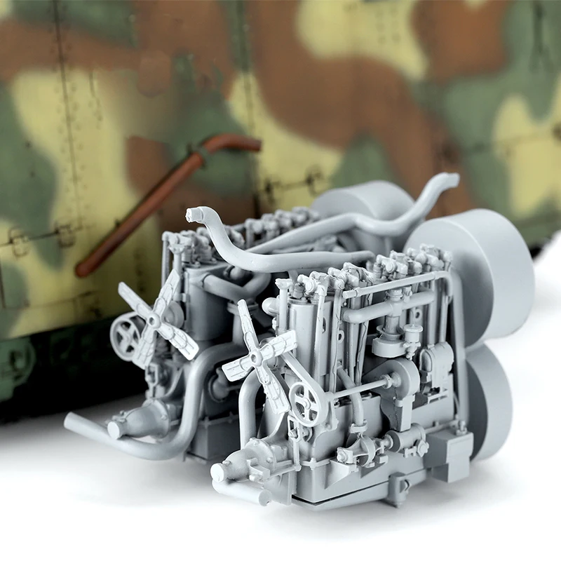 Комплект модели немецкого танка A7V (Круп) и пластикового двигателя Meng Model TS-017S 1/35
Комплект модели немецкого танка A7V (Круп) и пластикового двигателя Meng Model TS-017S 1/35