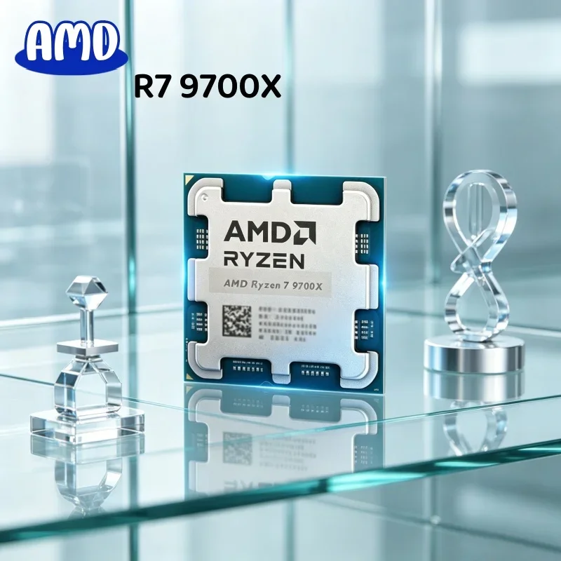 AMD Ryzen 7 9700X 5.5GHz Boost Unlocked CPU AM5 8 Cores 16 Threads Loose Chip For Enthusiast Gaming Desktop PC
AMD Ryzen 7 9700X 5.5GHz Boost Unlocked CPU AM5 8 Cores 16 Threads Loose Chip For Enthusiast Gaming Desktop PC