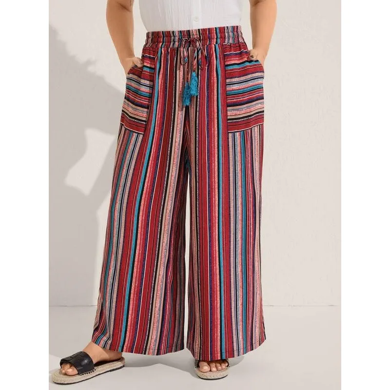 Mona Stripe Wide Leg Pants Neutral Style Casual Trousers Harlan Pants Other Material 100% Spring Collection Neutral Gender
Mona Stripe Wide Leg Pants Neutral Style Casual Trousers Harlan Pants Other Material 100% Spring Collection Neutral Gender