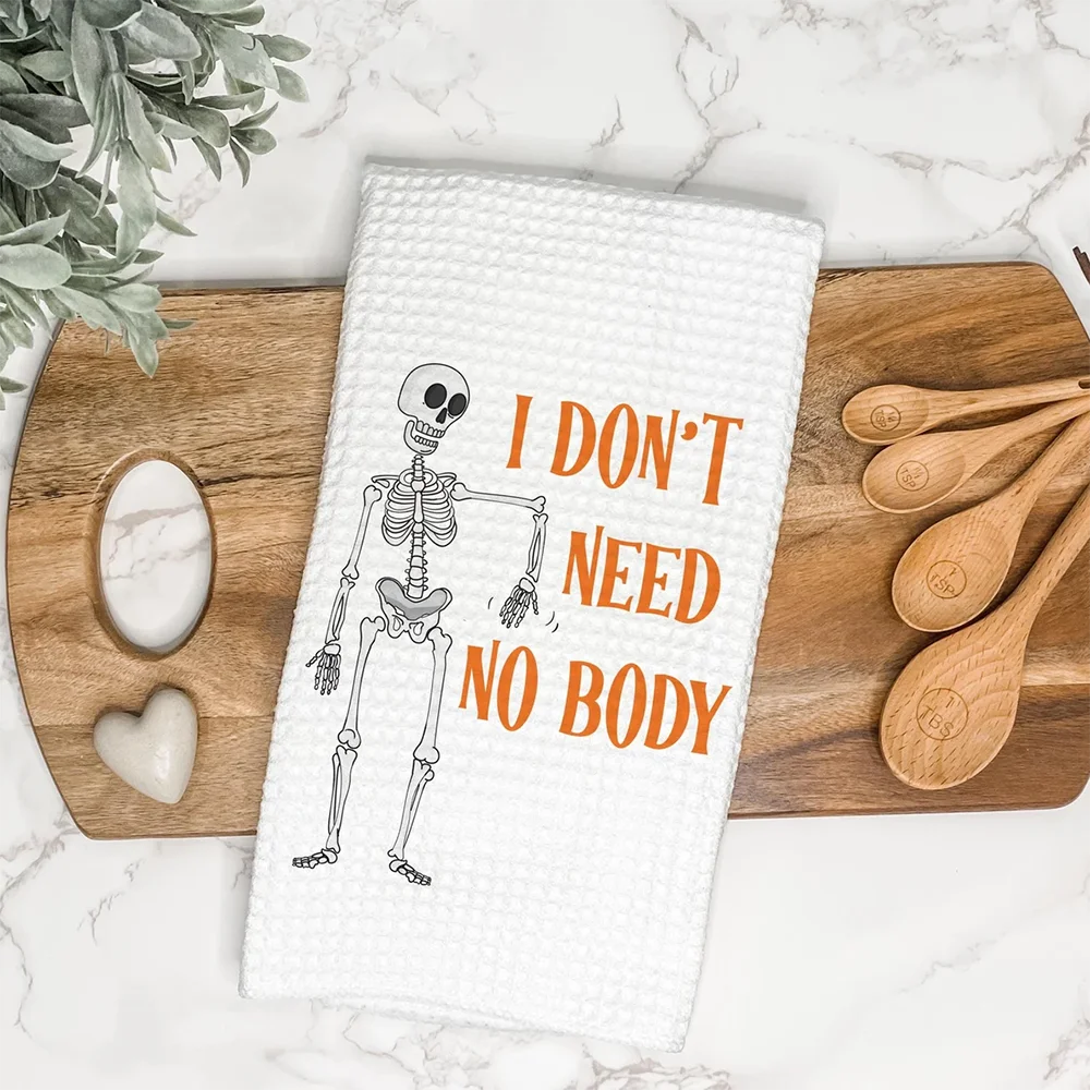 1pcs Funny Halloween spooky Skeleton Kitchen Tea Towel Gift for Hostess or Housewarming Halloween Fall Decor Hand Dish Towel
1pcs Funny Halloween spooky Skeleton Kitchen Tea Towel Gift for Hostess or Housewarming Halloween Fall Decor Hand Dish Towel