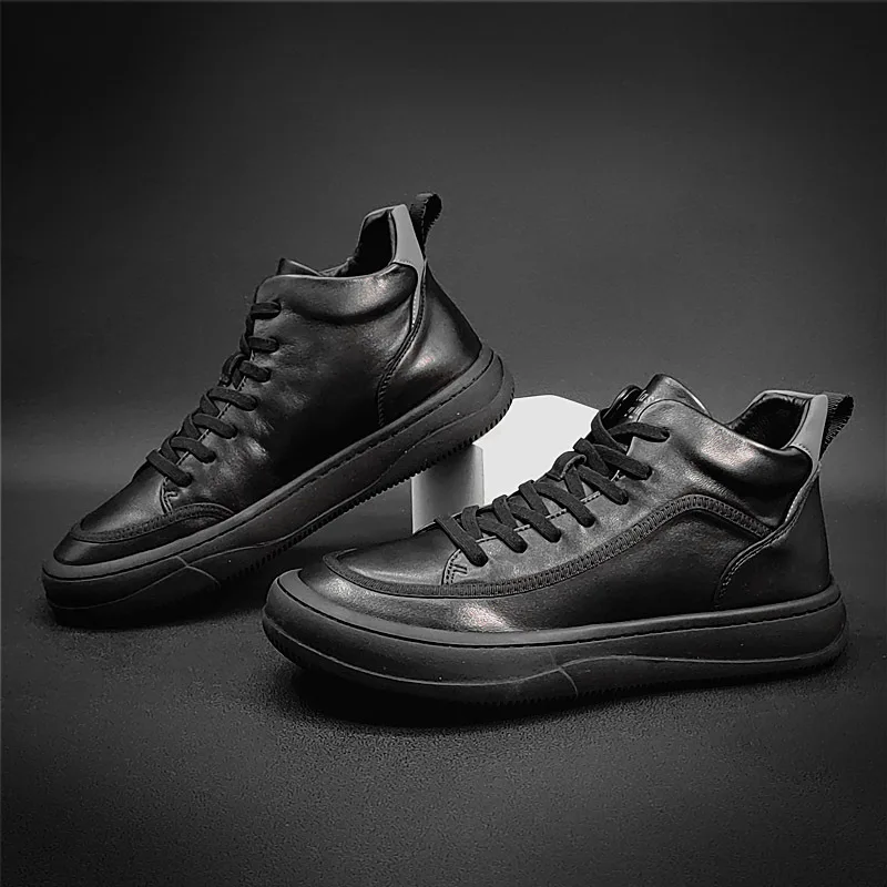 Autumn Winter American Style Men's Leather Suede High Top Board Trendy Men's Casual Shoes Men's Versatile Shoes Loafers Sneakers
Autumn Winter American Style Men's Leather Suede High Top Board Trendy Men's Casual Shoes Men's Versatile Shoes Loafers Sneakers