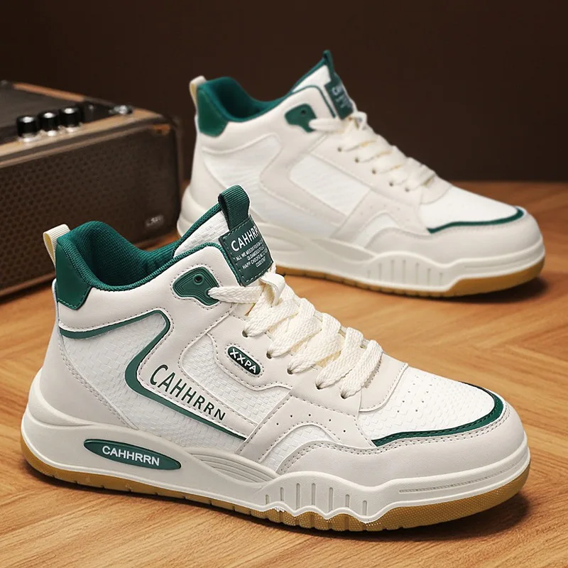 Men's High Top Board Shoes Autumn 2025 New Sports and Leisure Men's Shoes Fashionable and Versatile Thick Soled Casual Shoes
Men's High Top Board Shoes Autumn 2025 New Sports and Leisure Men's Shoes Fashionable and Versatile Thick Soled Casual Shoes