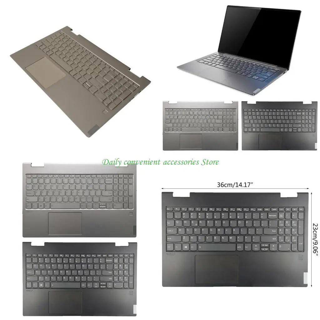 97QB Replace for Yoga C740-15IML Laptop Upper Case Palmrest Keyboard Touchpad
97QB Replace for Yoga C740-15IML Laptop Upper Case Palmrest Keyboard Touchpad