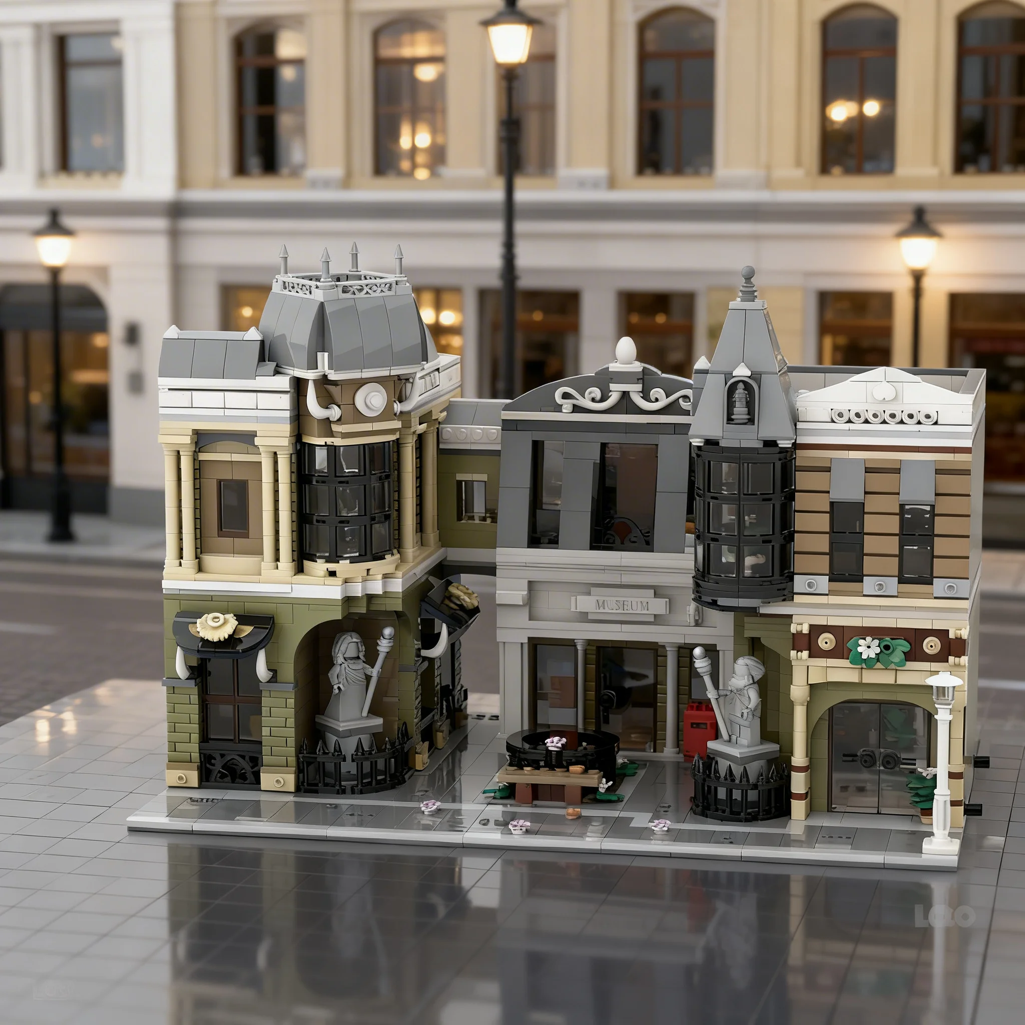 3162PCS MOC Street View Old Town Square Natural History Museum Build Model Custom Brickss Architecture DIY Assembly Display Gift
3162PCS MOC Street View Old Town Square Natural History Museum Build Model Custom Brickss Architecture DIY Assembly Display Gift