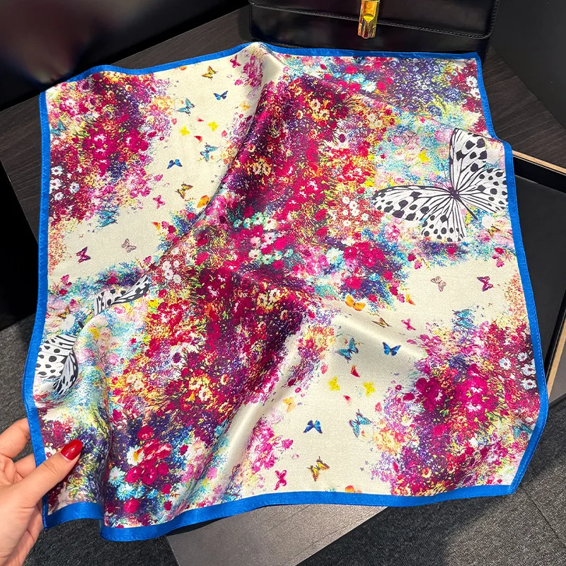 100% Silk Scarf Luxury Brand Butterfly Square Scarf Women Autumn Vintage Silk Neck Warmer For Ladies Brand Designer Accessories
100% Silk Scarf Luxury Brand Butterfly Square Scarf Women Autumn Vintage Silk Neck Warmer For Ladies Brand Designer Accessories