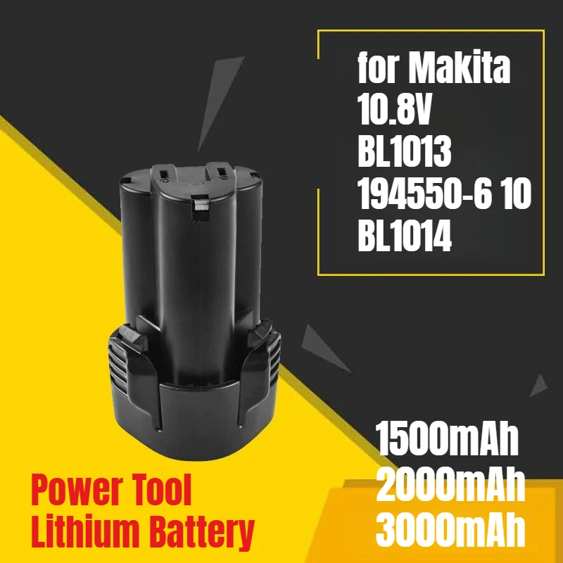 Multi-capacity for Makita MAK 10.8V BL1013 194550-6 10 BL1014 Power Tool Lithium Battery
Multi-capacity for Makita MAK 10.8V BL1013 194550-6 10 BL1014 Power Tool Lithium Battery