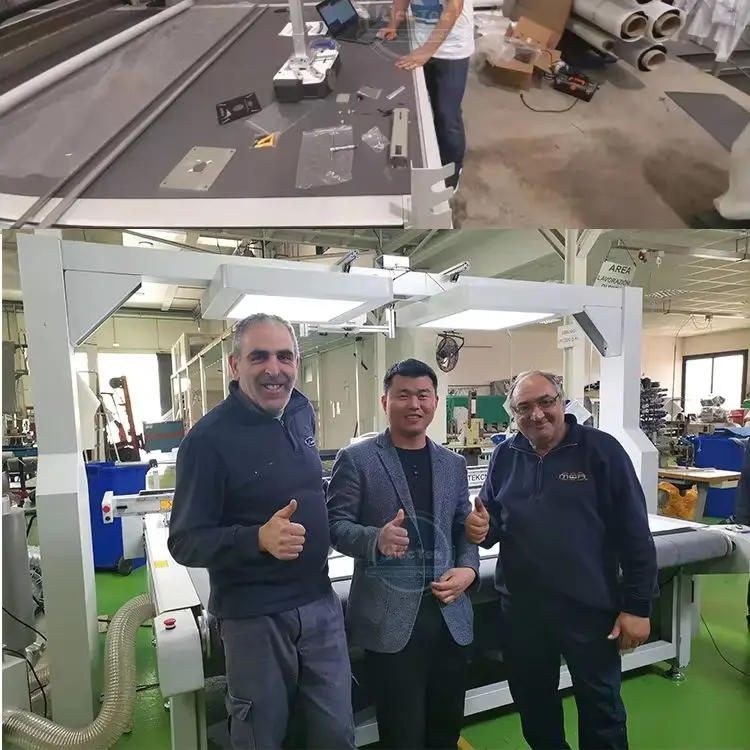 Cutting rubber gaskets with CNC routing machines oscillating knife 1610 1625 blade cutting machine with punch for make shoes
Cutting rubber gaskets with CNC routing machines oscillating knife 1610 1625 blade cutting machine with punch for make shoes