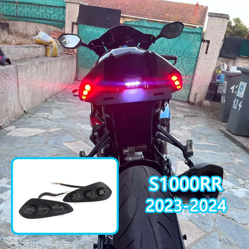 For BMW S1000RR 2023-2024 New Rear Lights Motorcycle LED Turn Signal Indicators Directional Flasher Light Taillight
For BMW S1000RR 2023-2024 New Rear Lights Motorcycle LED Turn Signal Indicators Directional Flasher Light Taillight