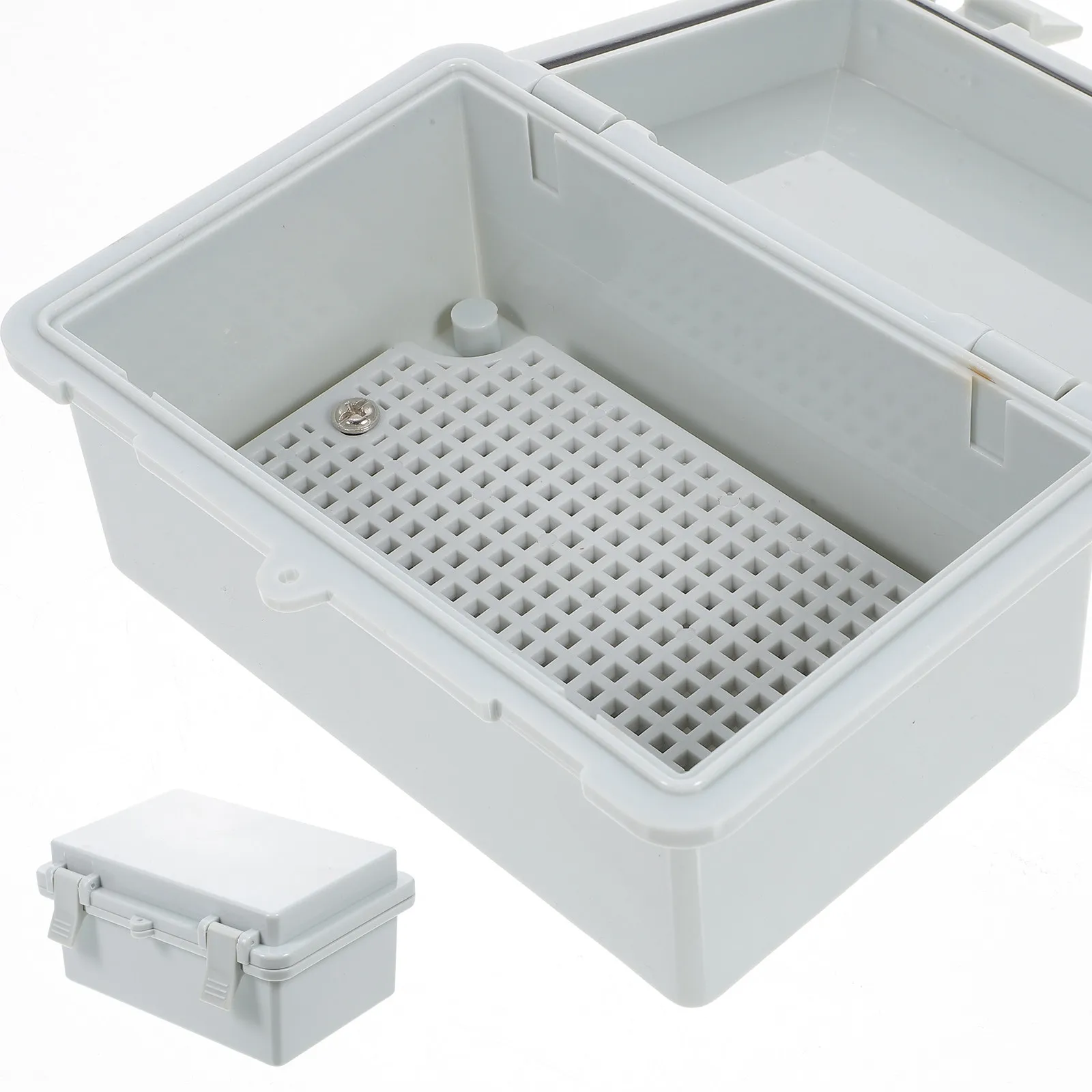 Outdoor Junction Box Waterproof IP67 Plastic Electrical Box with Mounting Panel Simple Hinged Lid for DIY Electronic Projects
Outdoor Junction Box Waterproof IP67 Plastic Electrical Box with Mounting Panel Simple Hinged Lid for DIY Electronic Projects