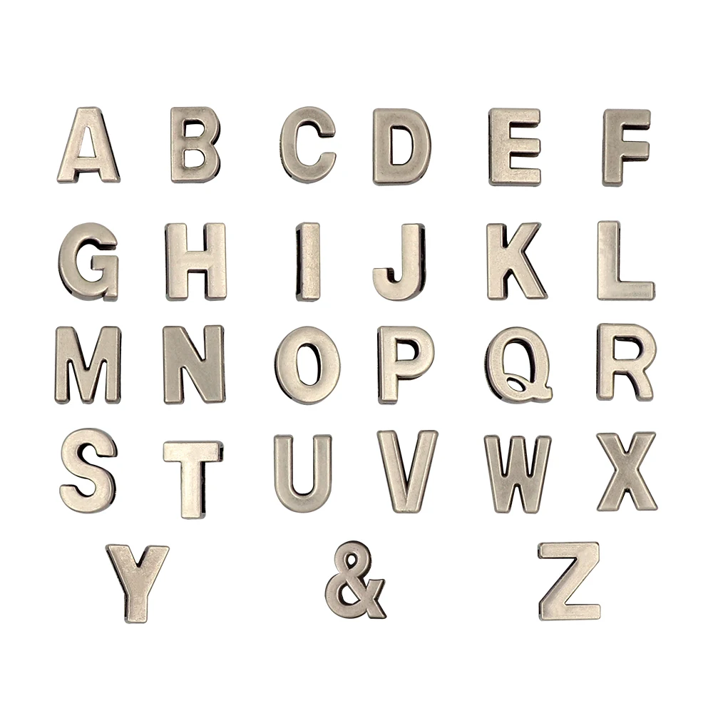 1 Set 27 Pcs Shoe ジビッツ Accessories Крокросы Charm Metal Hollowed-out Punk Style Alphabet Detachable Slipper Decorations Gift
1 Set 27 Pcs Shoe ジビッツ Accessories Крокросы Charm Metal Hollowed-out Punk Style Alphabet Detachable Slipper Decorations Gift