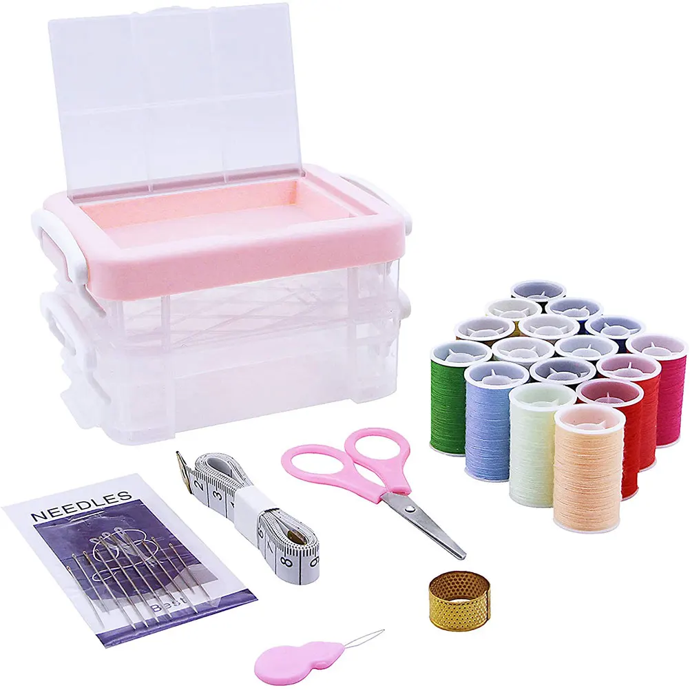 Portable Sewing Thread Box Needle Tools Set Household Travel Storage Box Student Elastic Band Craft Storage Container
Portable Sewing Thread Box Needle Tools Set Household Travel Storage Box Student Elastic Band Craft Storage Container