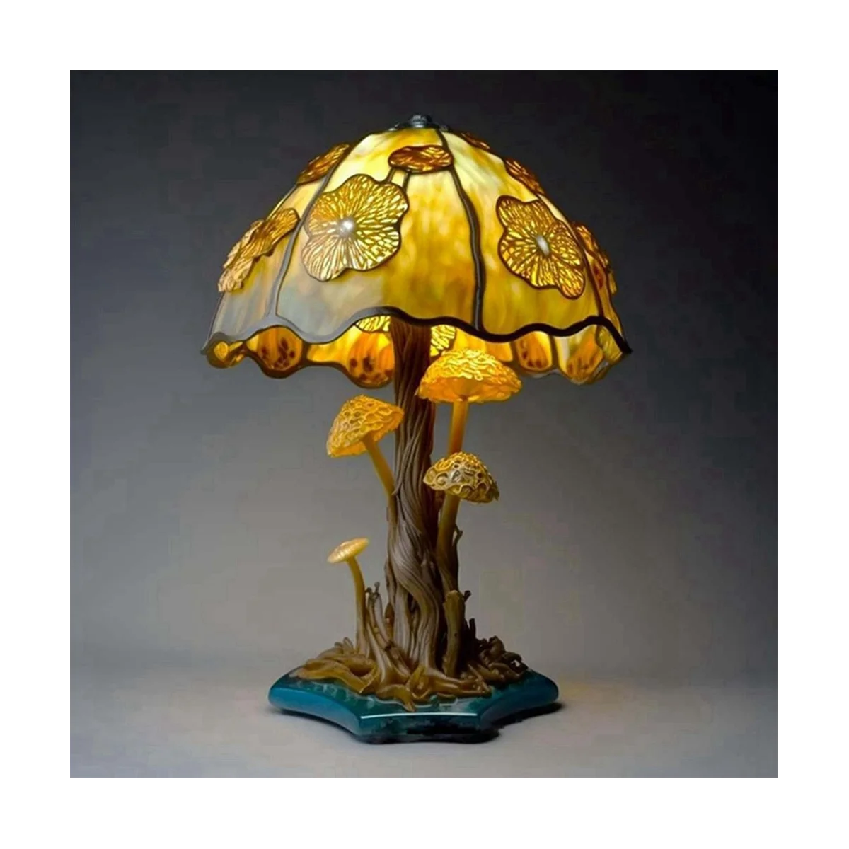 Creative Stained Plant Series Table Lamp Colorful Bedroom Bedside Mushroom Retro Table Night Lamp Atmosphere Light,5
Creative Stained Plant Series Table Lamp Colorful Bedroom Bedside Mushroom Retro Table Night Lamp Atmosphere Light,5