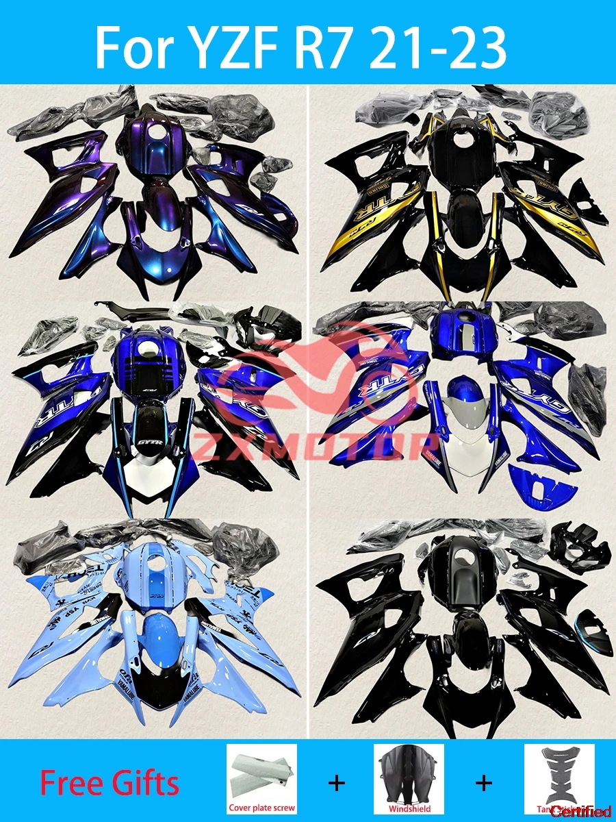Fit For YAMAHA YZFR7 21 22 23 Fairing Kit YZF R7 2021 2022 2023 Motorcycle Complete Plastics Fairings
Fit For YAMAHA YZFR7 21 22 23 Fairing Kit YZF R7 2021 2022 2023 Motorcycle Complete Plastics Fairings