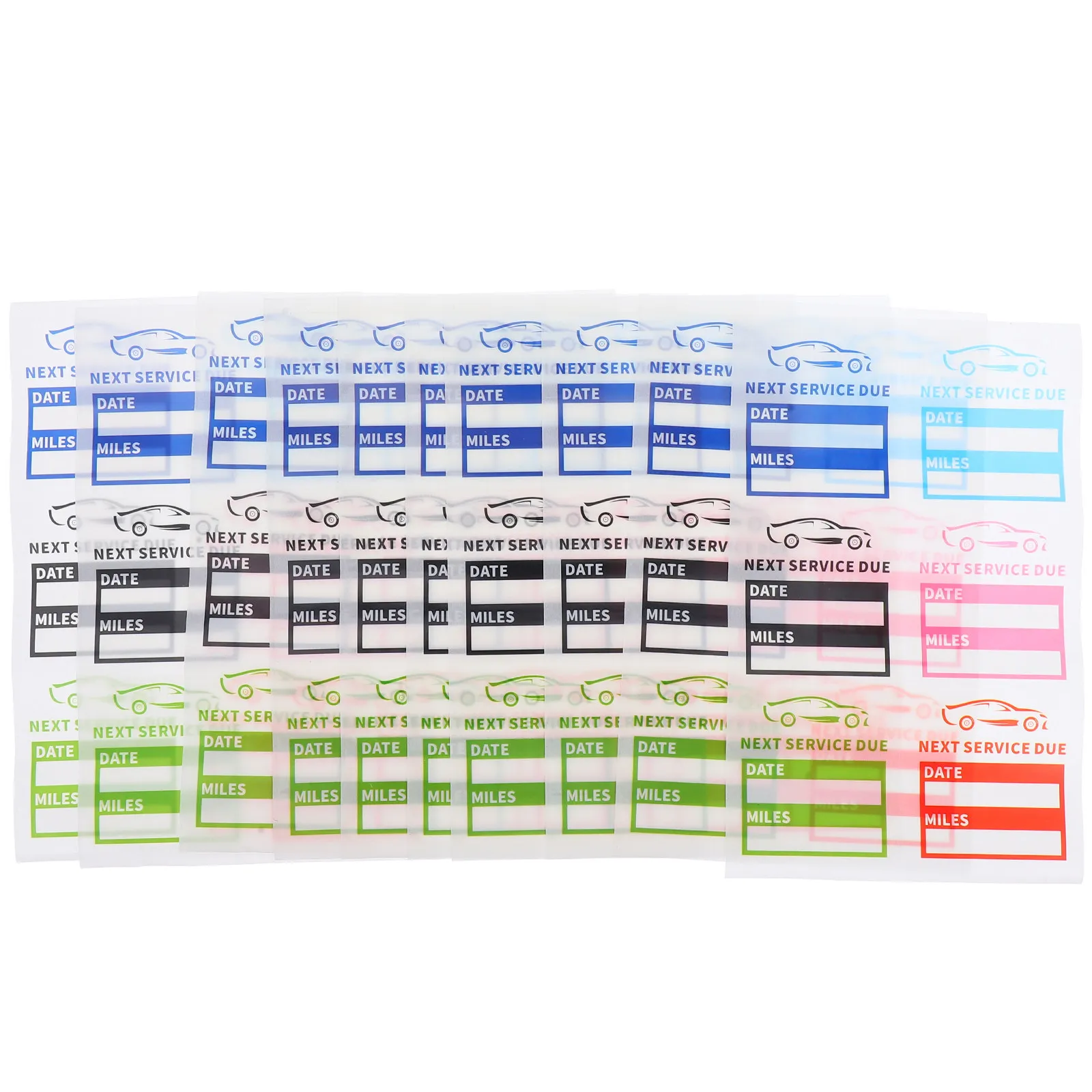10 Sheets Next Service Due Stickers Oil Change Reminder Labels Waterproof Writable Pet Material Static Cling for Auto Vehicle
10 Sheets Next Service Due Stickers Oil Change Reminder Labels Waterproof Writable Pet Material Static Cling for Auto Vehicle