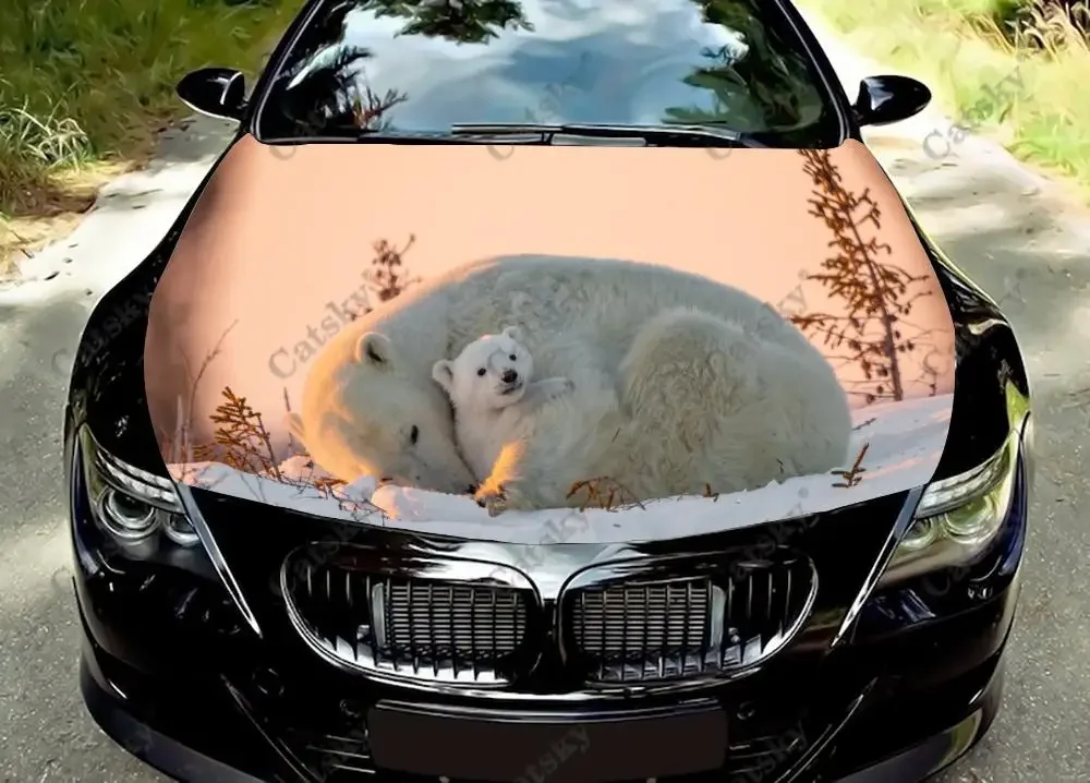 Polar Bear Animal Car Hood Vinyl Stickers Wrap Film Engine Cover Decals Sticker on Auto Accessories Decoration Protect Gift
Polar Bear Animal Car Hood Vinyl Stickers Wrap Film Engine Cover Decals Sticker on Auto Accessories Decoration Protect Gift
