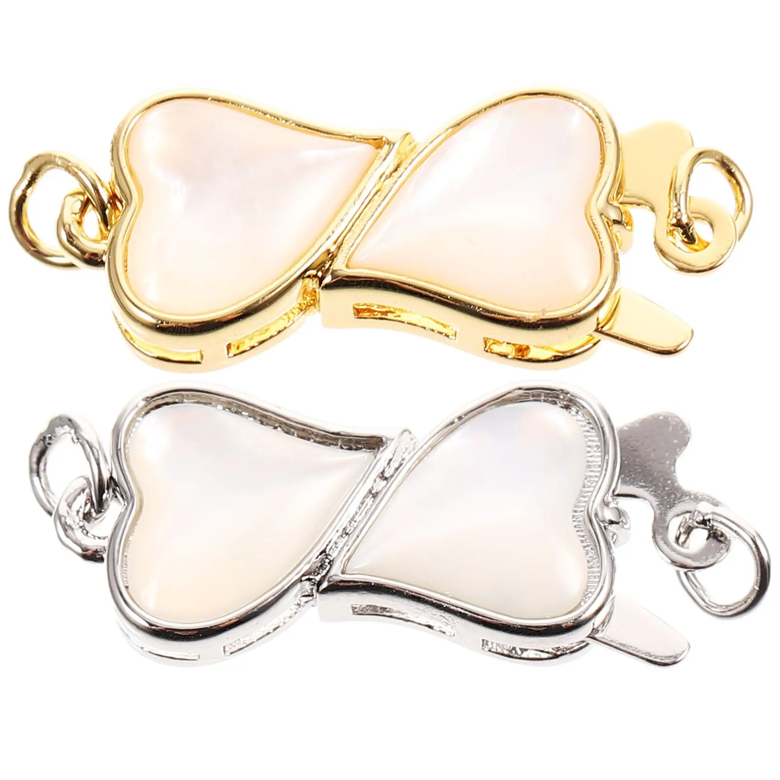 2Pcs Necklace Pearl Shell Butterfly Bow Lobster Buckles DIY Jewelry Connector Clasps For Necklace Decor Connector Silver Gold
2Pcs Necklace Pearl Shell Butterfly Bow Lobster Buckles DIY Jewelry Connector Clasps For Necklace Decor Connector Silver Gold
