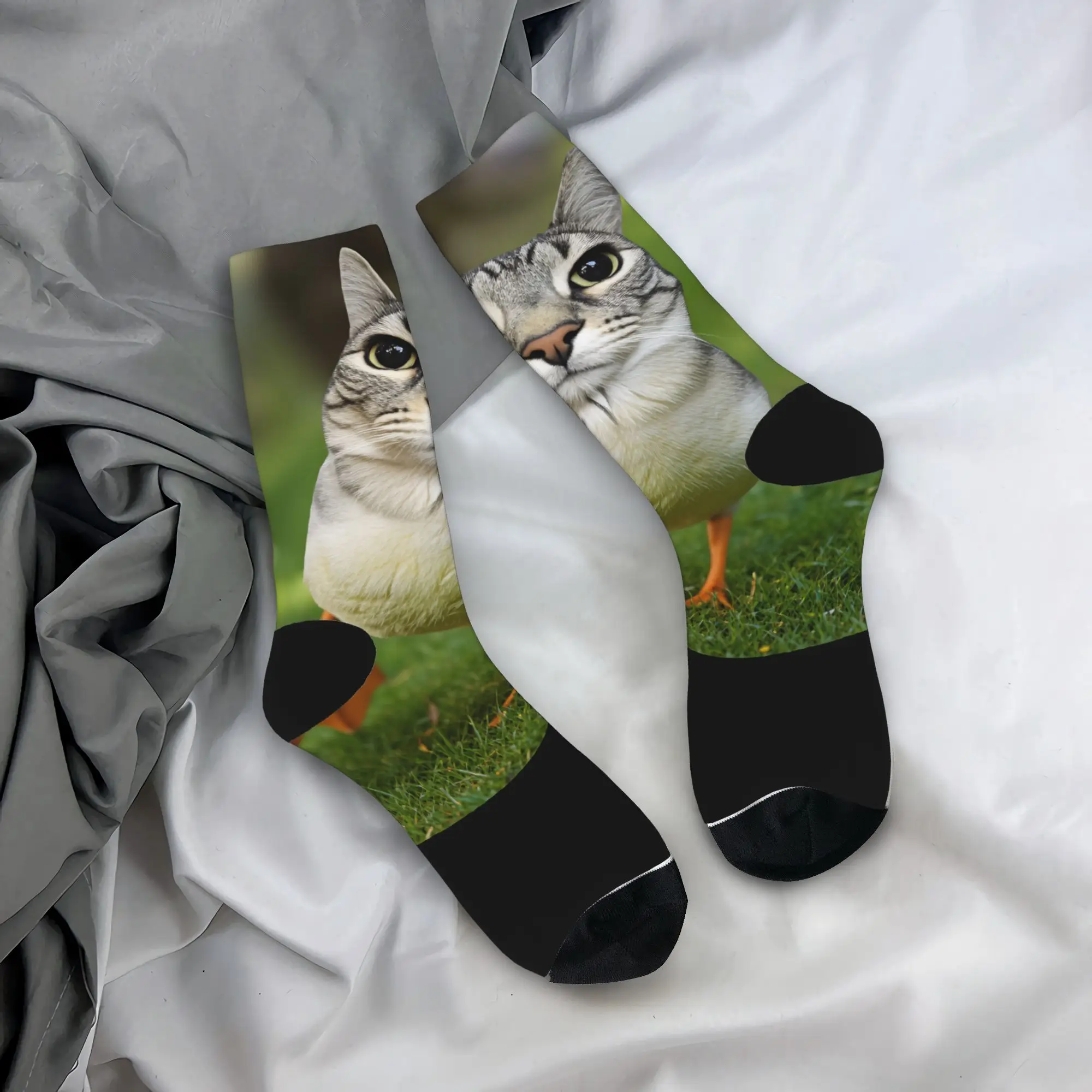 Funny Duck Cat Hybrid Socks Spring Stockings Gothic Unisex Men Warm Soft Socks Design Outdoor Anti Slip Socks
Funny Duck Cat Hybrid Socks Spring Stockings Gothic Unisex Men Warm Soft Socks Design Outdoor Anti Slip Socks