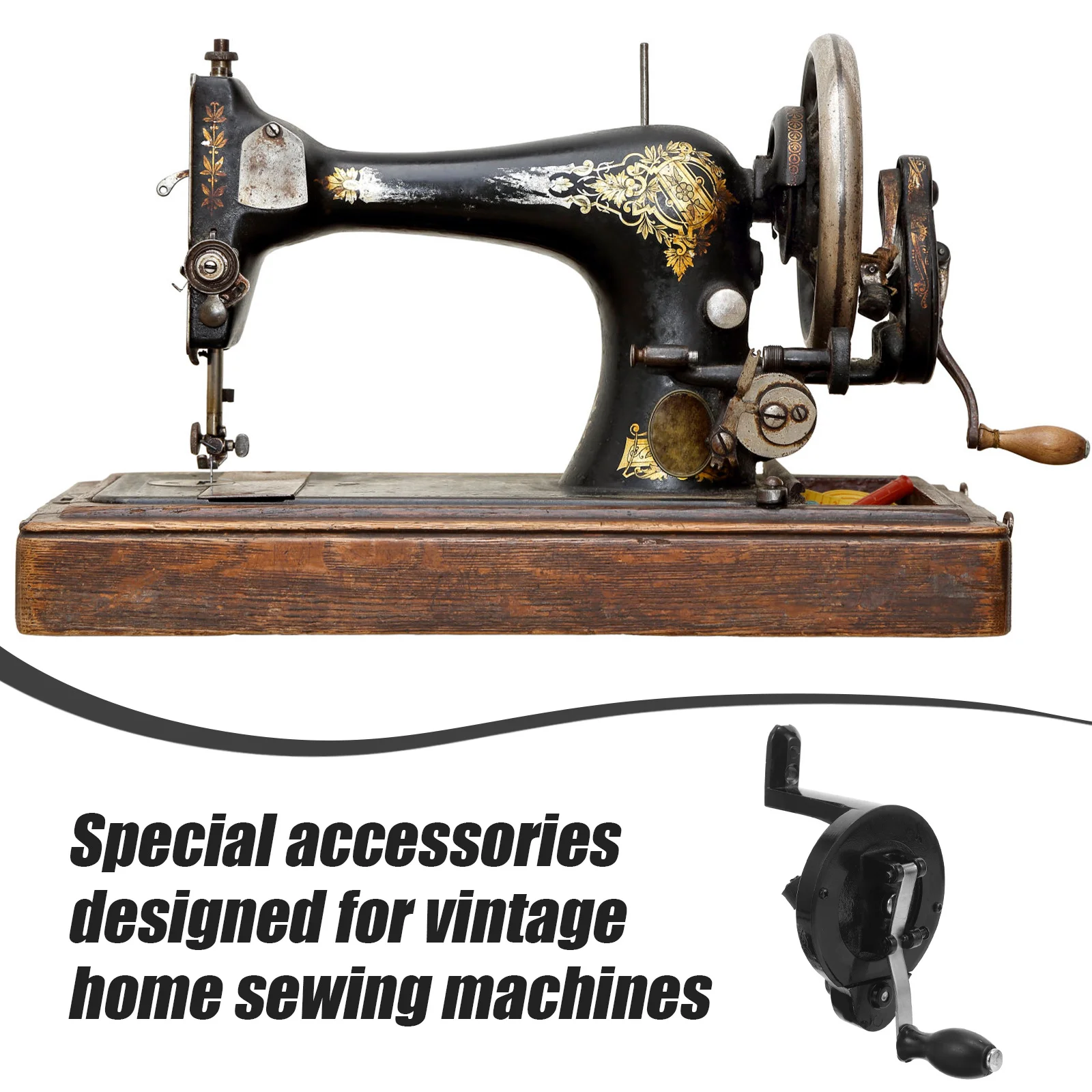 Durable Hand Crank for Sewing Machine Manual Handle Replacement Part Energy Efficient No Electricity Needed Sewing Machine Part
Durable Hand Crank for Sewing Machine Manual Handle Replacement Part Energy Efficient No Electricity Needed Sewing Machine Part