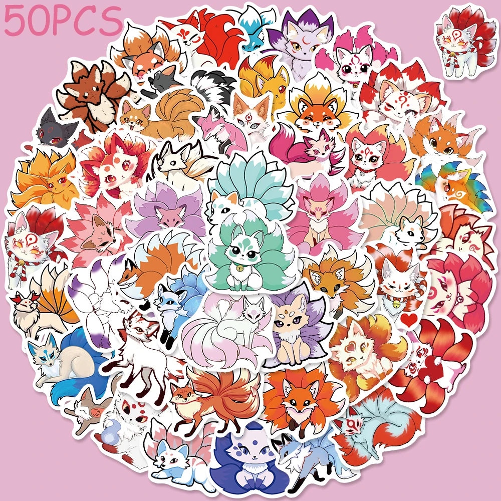 50pcs Cartoon Cute Fox Stickers Decals For Phone Laptop Scrapbook Guitar DIY Graffiti Aesthetic Stickers Kids Creative Gifts
50pcs Cartoon Cute Fox Stickers Decals For Phone Laptop Scrapbook Guitar DIY Graffiti Aesthetic Stickers Kids Creative Gifts