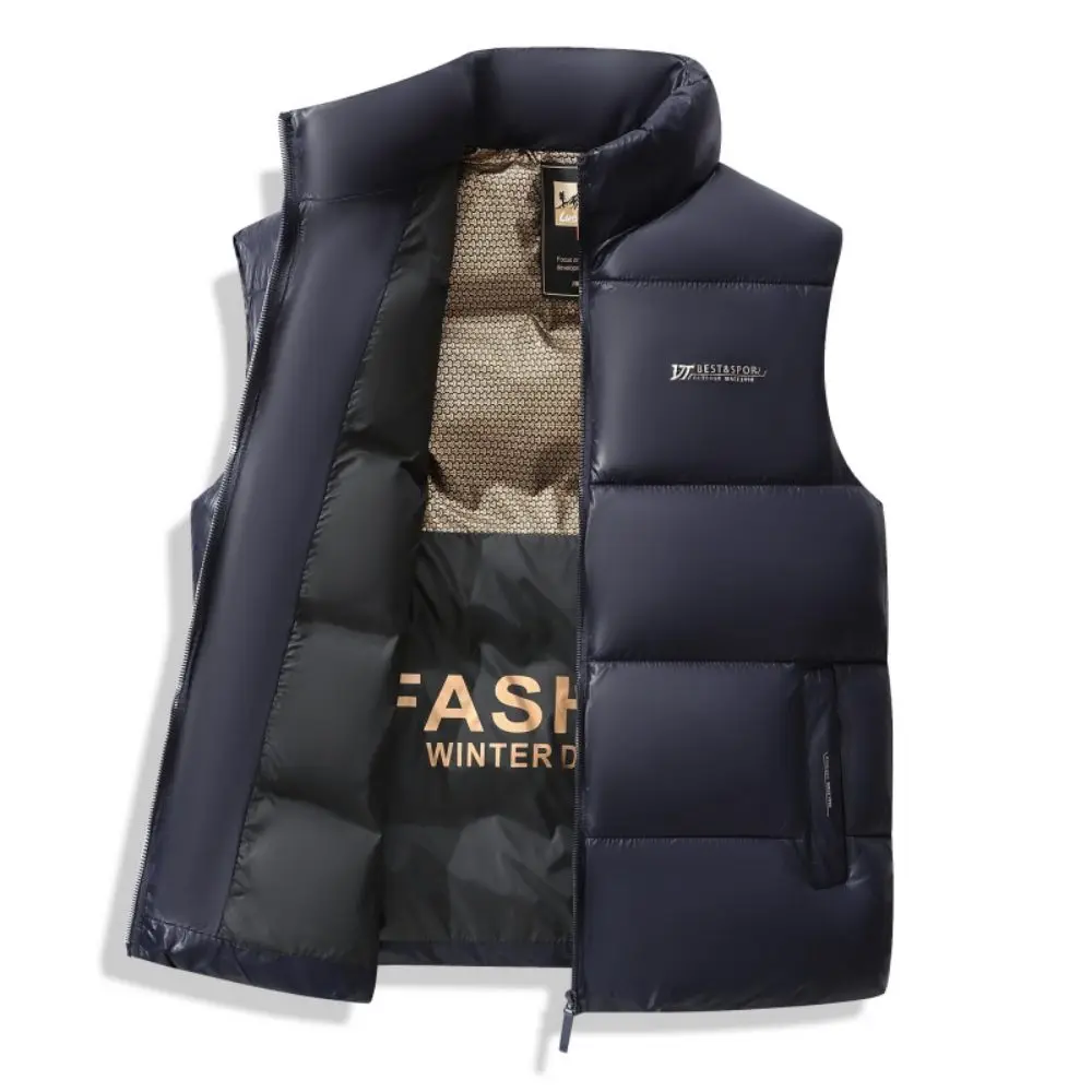Men's New Autumn winter high quality vest stand collar luxury keep warm vest Fashion leisure trend comfortable Men clothing tops
Men's New Autumn winter high quality vest stand collar luxury keep warm vest Fashion leisure trend comfortable Men clothing tops