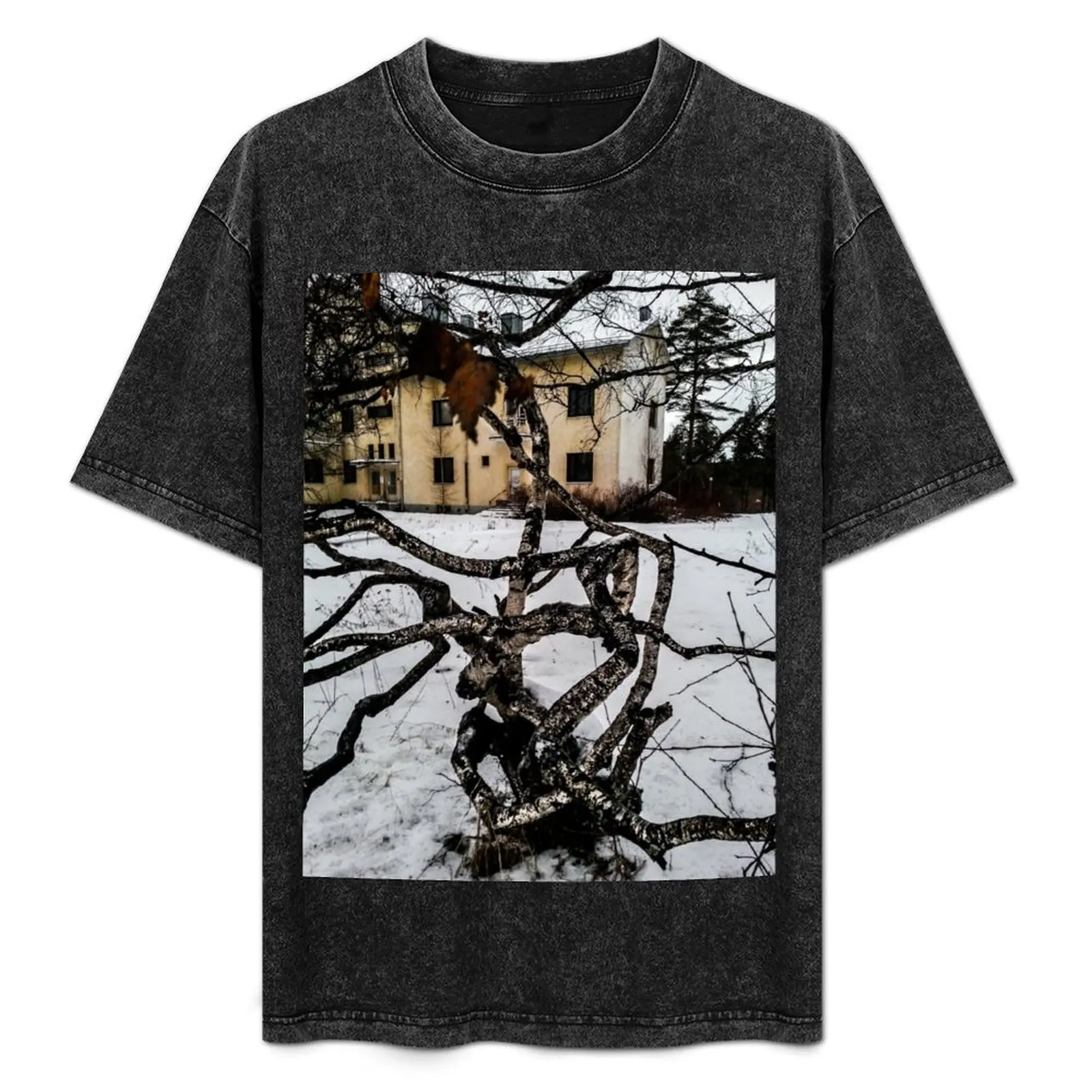 Abandoned Institution & Twisted Tree T-Shirt Big Size Short Sleeve Casual Top
Abandoned Institution & Twisted Tree T-Shirt Big Size Short Sleeve Casual Top