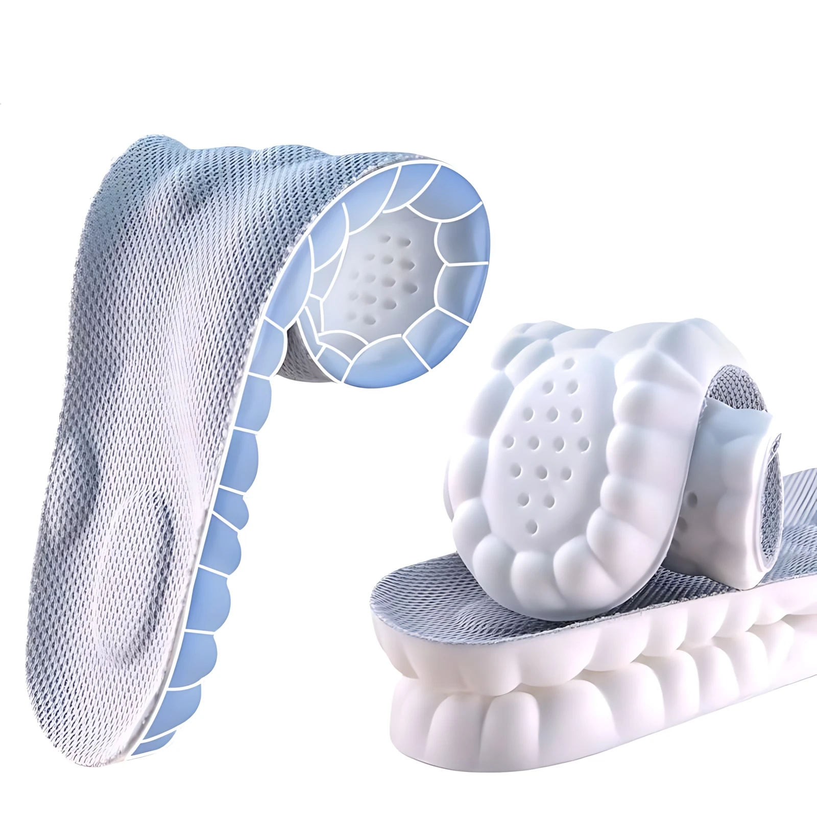 IFITNA 2 Pairs 4D Cloud Super Soft Sport Insole Memory Foam Orthopedic Breathable Shock Absorption Cushion Insert Anti-Fatigue
IFITNA 2 Pairs 4D Cloud Super Soft Sport Insole Memory Foam Orthopedic Breathable Shock Absorption Cushion Insert Anti-Fatigue