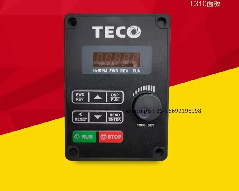 TECO Frequency Converter Operation Panel S310/E310/N310/T310 Knob Speed Control Display Screen
TECO Frequency Converter Operation Panel S310/E310/N310/T310 Knob Speed Control Display Screen