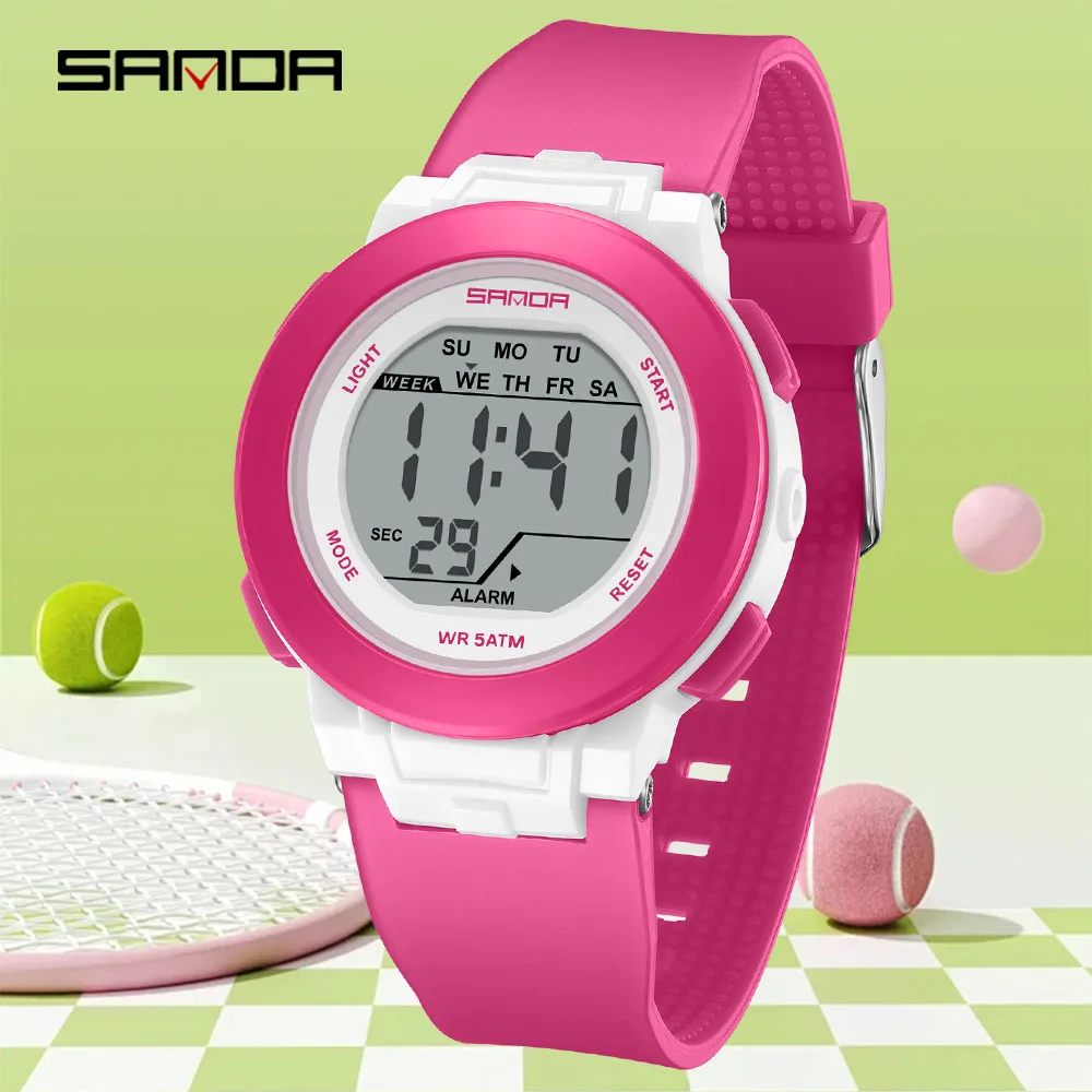 SANDA new 6383 multifunctional color light watch for high school students' sports, men's and women's electronic watches 2026
SANDA new 6383 multifunctional color light watch for high school students' sports, men's and women's electronic watches 2026