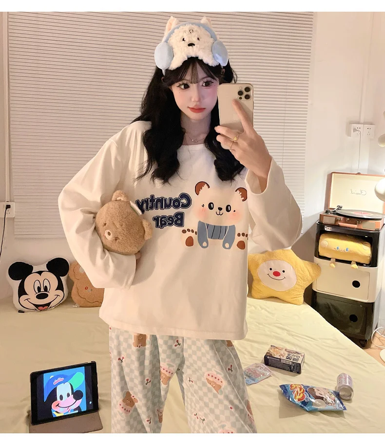 Pajama Sets Green Women Beige Polka Dot Buttoned Long-Sleeved Set Comfort Cotton Girlfriend Thermal Vintage Plain Relaxed Casual
Pajama Sets Green Women Beige Polka Dot Buttoned Long-Sleeved Set Comfort Cotton Girlfriend Thermal Vintage Plain Relaxed Casual