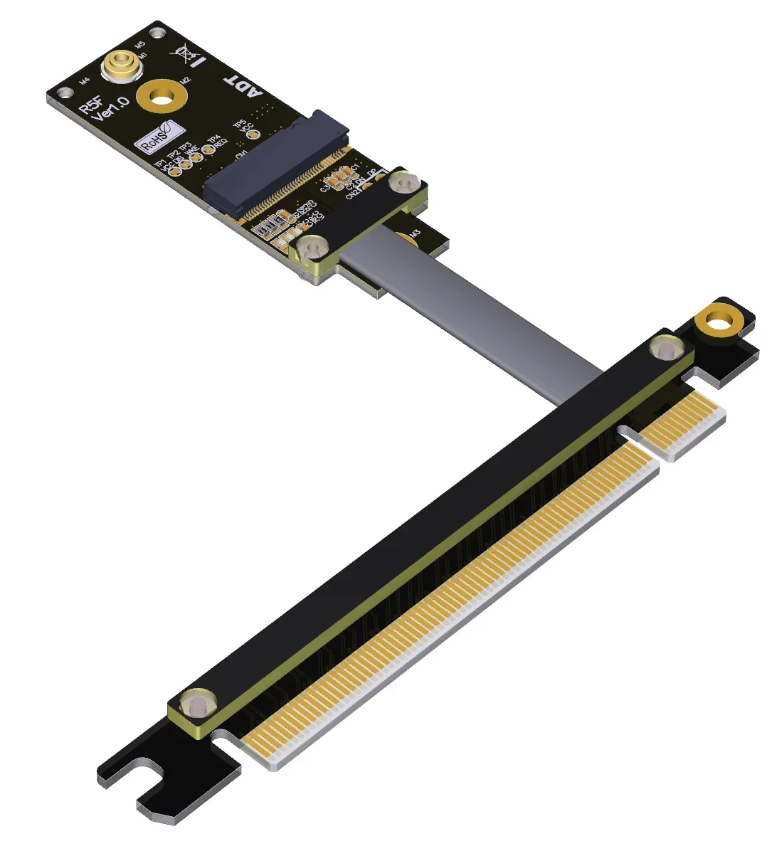PCIe 3.0 X16 До М.2 А.Э. Ключ-адаптер Wi-Fi Удлинительный кабель Беспроводная сетевая карта Кабель-конвертер Расширение 8G/bps ADT
PCIe 3.0 X16 До М.2 А.Э. Ключ-адаптер Wi-Fi Удлинительный кабель Беспроводная сетевая карта Кабель-конвертер Расширение 8G/bps ADT