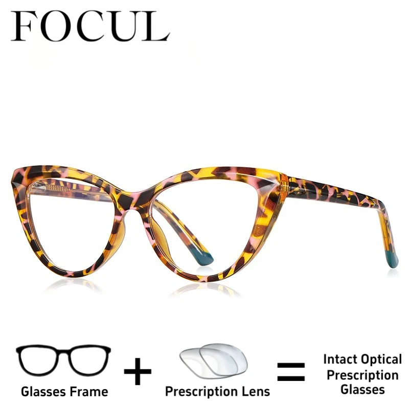 FOCUL Women Customized Prescription Optical Eyewear Fashion Progressive Photochromic Glasses Anti Blue Light Myopia Eyeglasses
FOCUL Women Customized Prescription Optical Eyewear Fashion Progressive Photochromic Glasses Anti Blue Light Myopia Eyeglasses