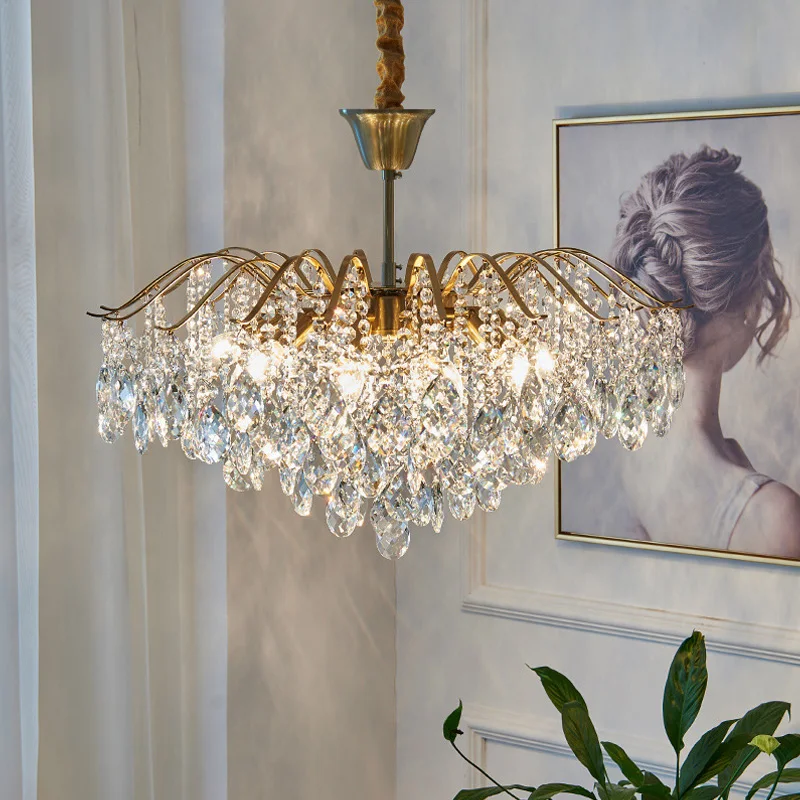 Luxury French Crystal Led Ceiling Pendant Lamps Nordic Bedroom Living Room Dining Table Amber Lustre Art Decor Chandelier light
Luxury French Crystal Led Ceiling Pendant Lamps Nordic Bedroom Living Room Dining Table Amber Lustre Art Decor Chandelier light