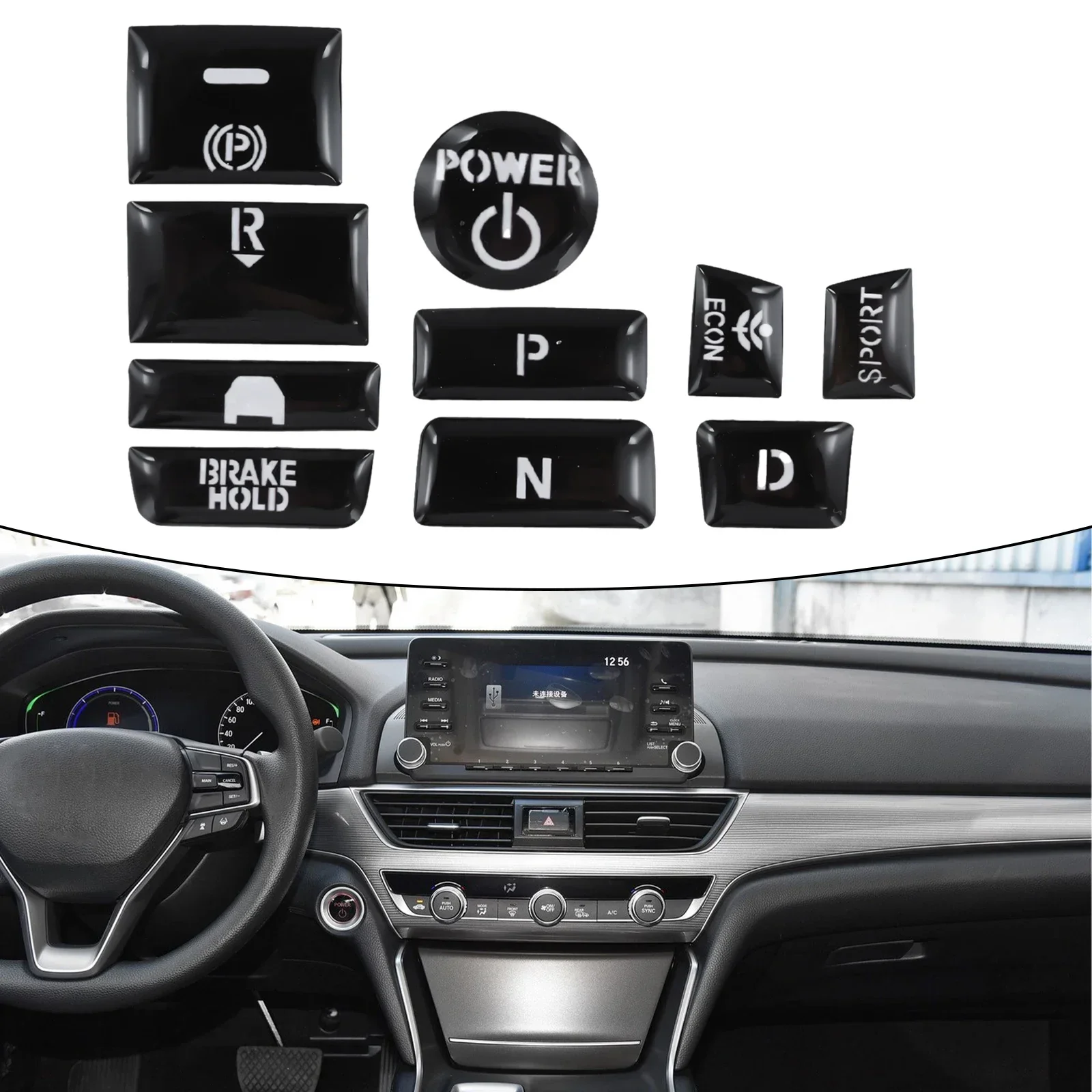 Auto Parts Button Cover Decal Replacement Rubber 10 Pieces Car Accessories Glossy Black For Honda Accord 18-21
Auto Parts Button Cover Decal Replacement Rubber 10 Pieces Car Accessories Glossy Black For Honda Accord 18-21