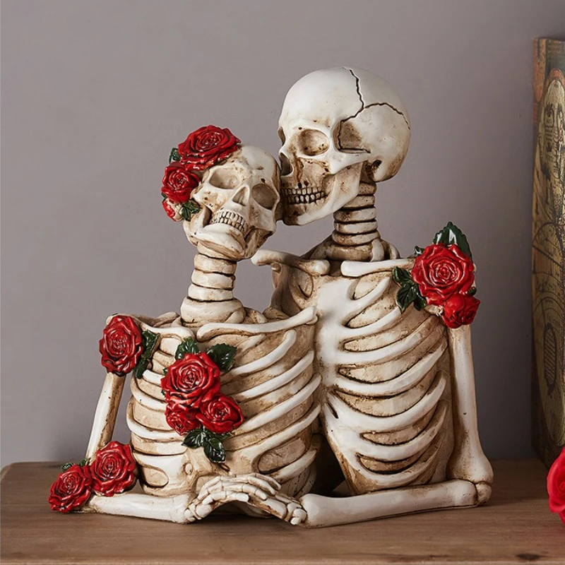 Готическая пара, череп, статуя из смолы, декор на Хэллоуин, готический домашний декор, темная романтическая фигурка, настольный скелет, украшения для свадьбы
Готическая пара, череп, статуя из смолы, декор на Хэллоуин, готический домашний декор, темная романтическая фигурка, настольный скелет, украшения для свадьбы