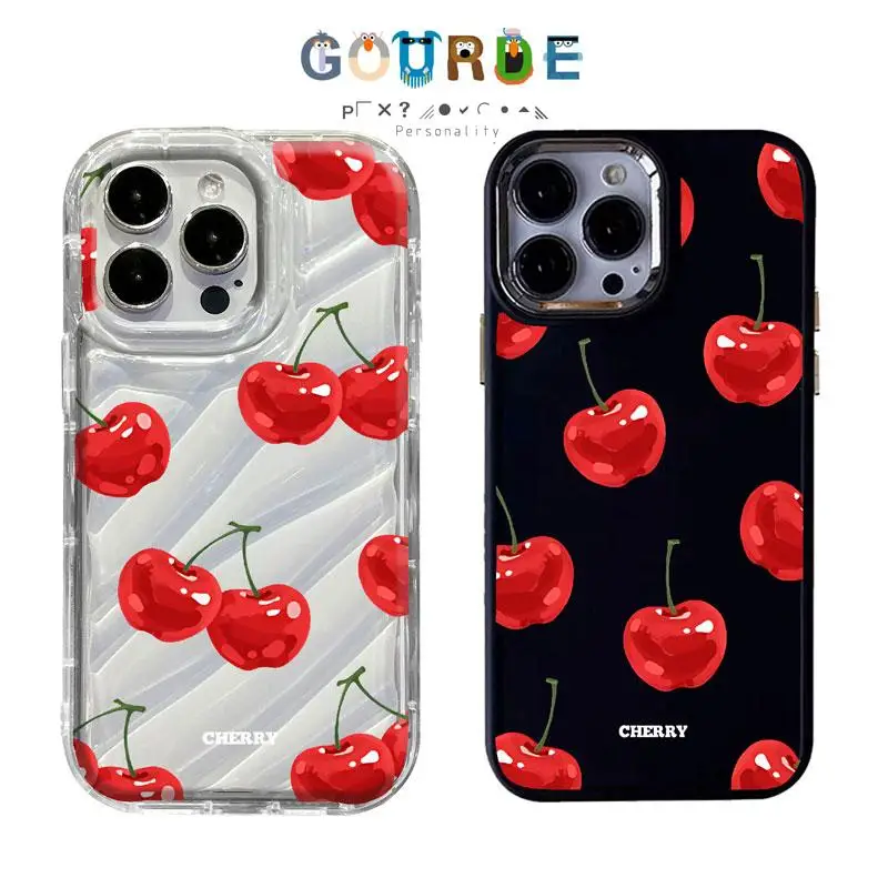 Gourde INS Red Cherry Soft Clear Phone Case For iPhone 15 Cases iPhone 16 15 14 13 12 11 Pro Max XS X XR 7 8 Plus Black Cover
Gourde INS Red Cherry Soft Clear Phone Case For iPhone 15 Cases iPhone 16 15 14 13 12 11 Pro Max XS X XR 7 8 Plus Black Cover