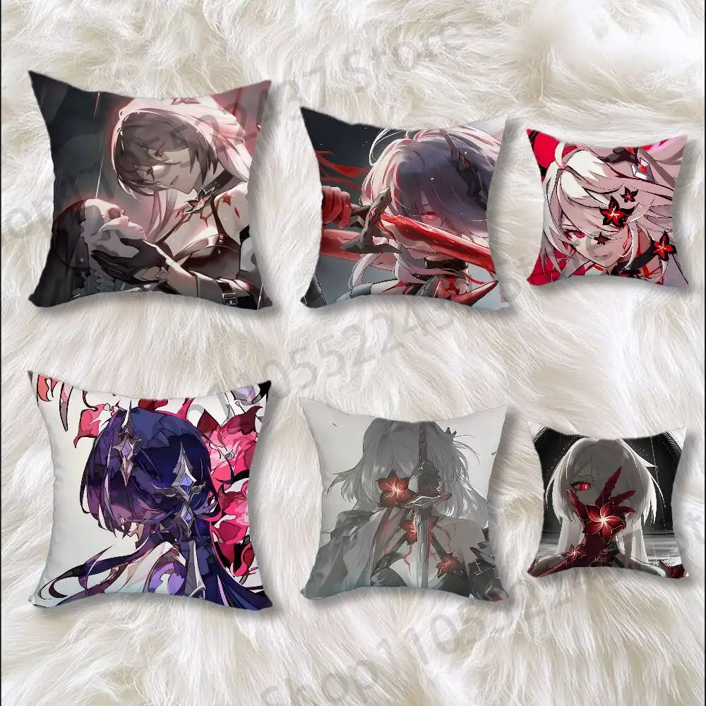 A-Acheron Game H-Honkai Print Throw Pillow Cover Square Cushion Case for Living Room Bedroom Decor
A-Acheron Game H-Honkai Print Throw Pillow Cover Square Cushion Case for Living Room Bedroom Decor