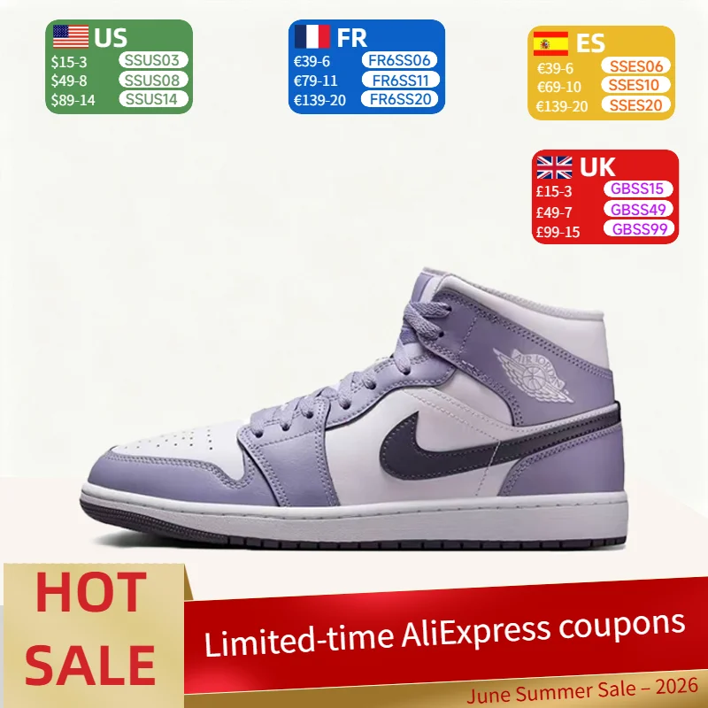 Nike Jordan Air Jordan 1 Premium Mid-Top Athletic Slip-Resistant Durable Basketball Shoes Men's DQ8426-145
Nike Jordan Air Jordan 1 Premium Mid-Top Athletic Slip-Resistant Durable Basketball Shoes Men's DQ8426-145