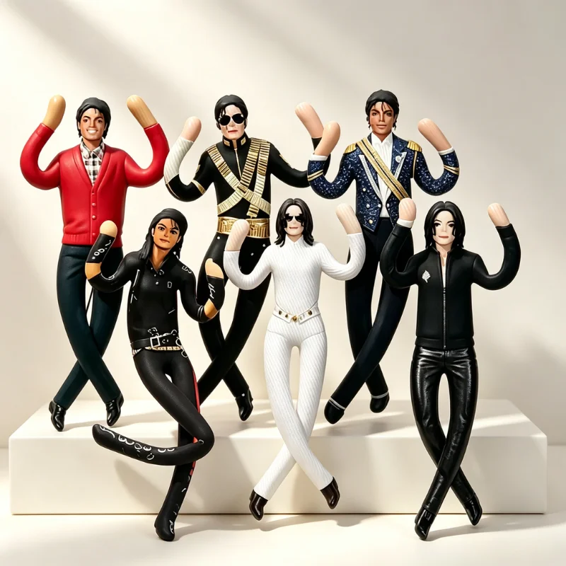 HOT Anime Michael Jackson Figure Hook Bendable Doll Decor Gift For MJ Fans Room Decoration Abstract Joint Mobility Props Gift
HOT Anime Michael Jackson Figure Hook Bendable Doll Decor Gift For MJ Fans Room Decoration Abstract Joint Mobility Props Gift