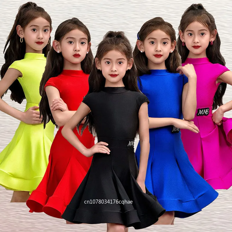 Summer new style Latin dance outfit girl competition dress with shoulder sleeves children's regulated dance performance outfit
Summer new style Latin dance outfit girl competition dress with shoulder sleeves children's regulated dance performance outfit