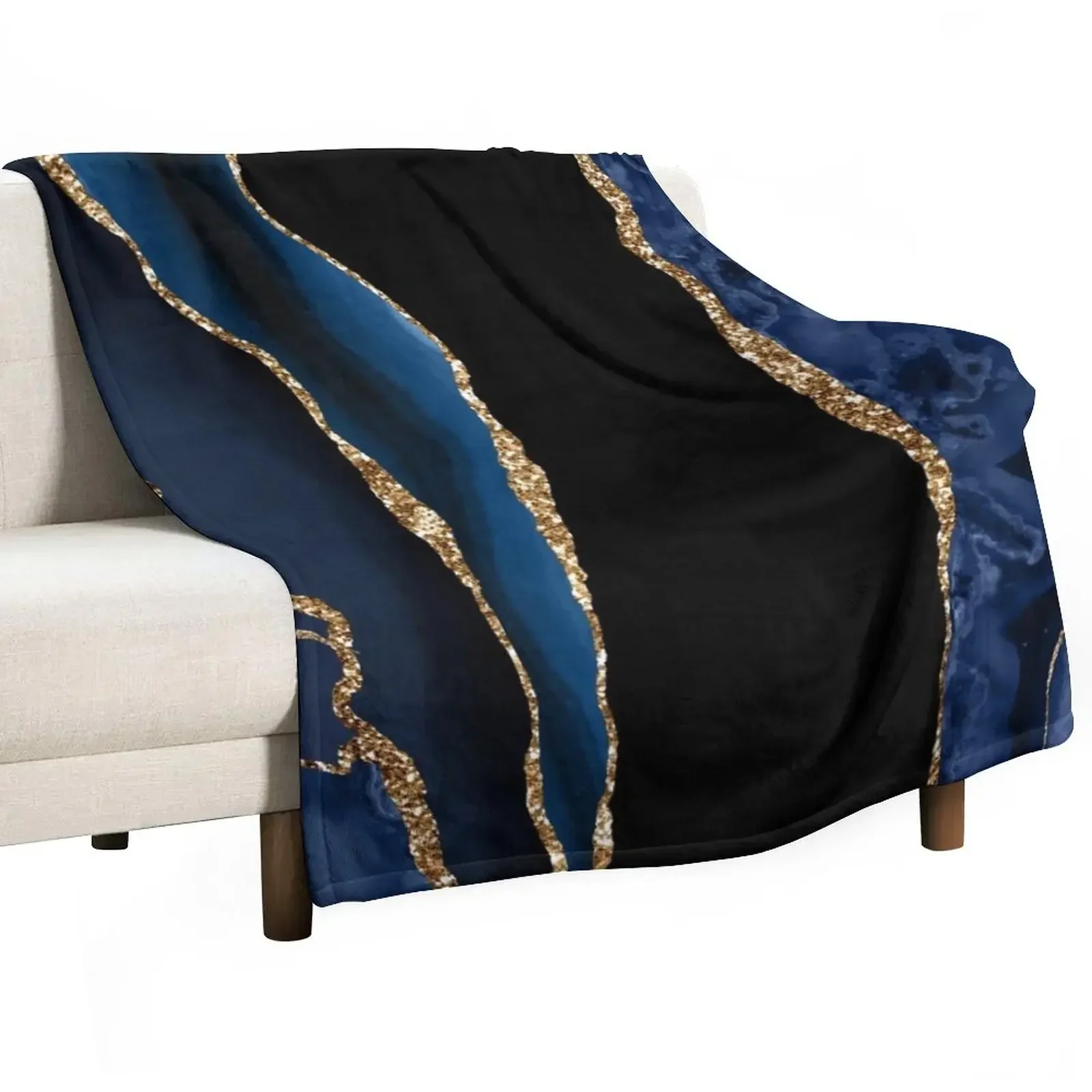 Abstract Blue and Gold Modern Geode Agate Design Throw Blanket Baby Nap Tourist For Sofa Thin Blankets
Abstract Blue and Gold Modern Geode Agate Design Throw Blanket Baby Nap Tourist For Sofa Thin Blankets
