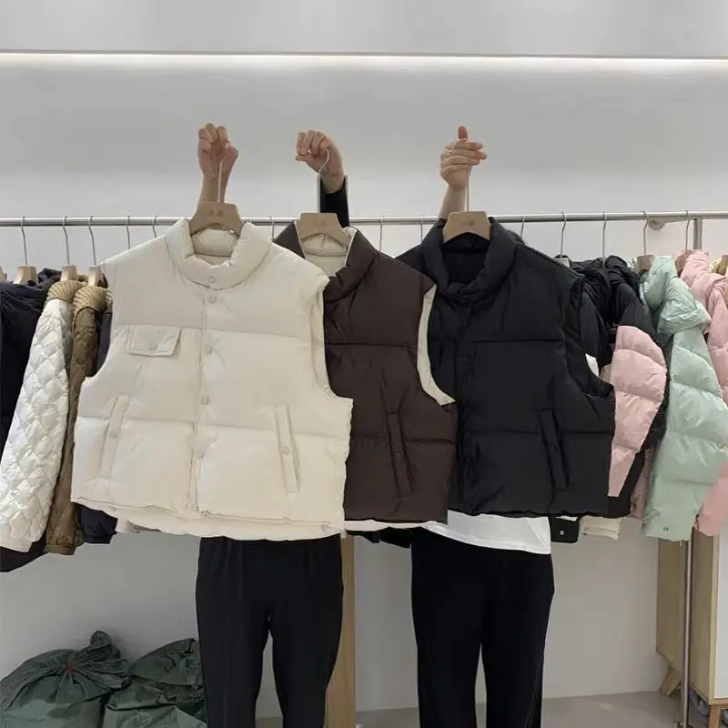 Winter New Two Side Fashionable Women's Down Jacket Vest Single Breasted Casual Sleeveless Short Top
Winter New Two Side Fashionable Women's Down Jacket Vest Single Breasted Casual Sleeveless Short Top